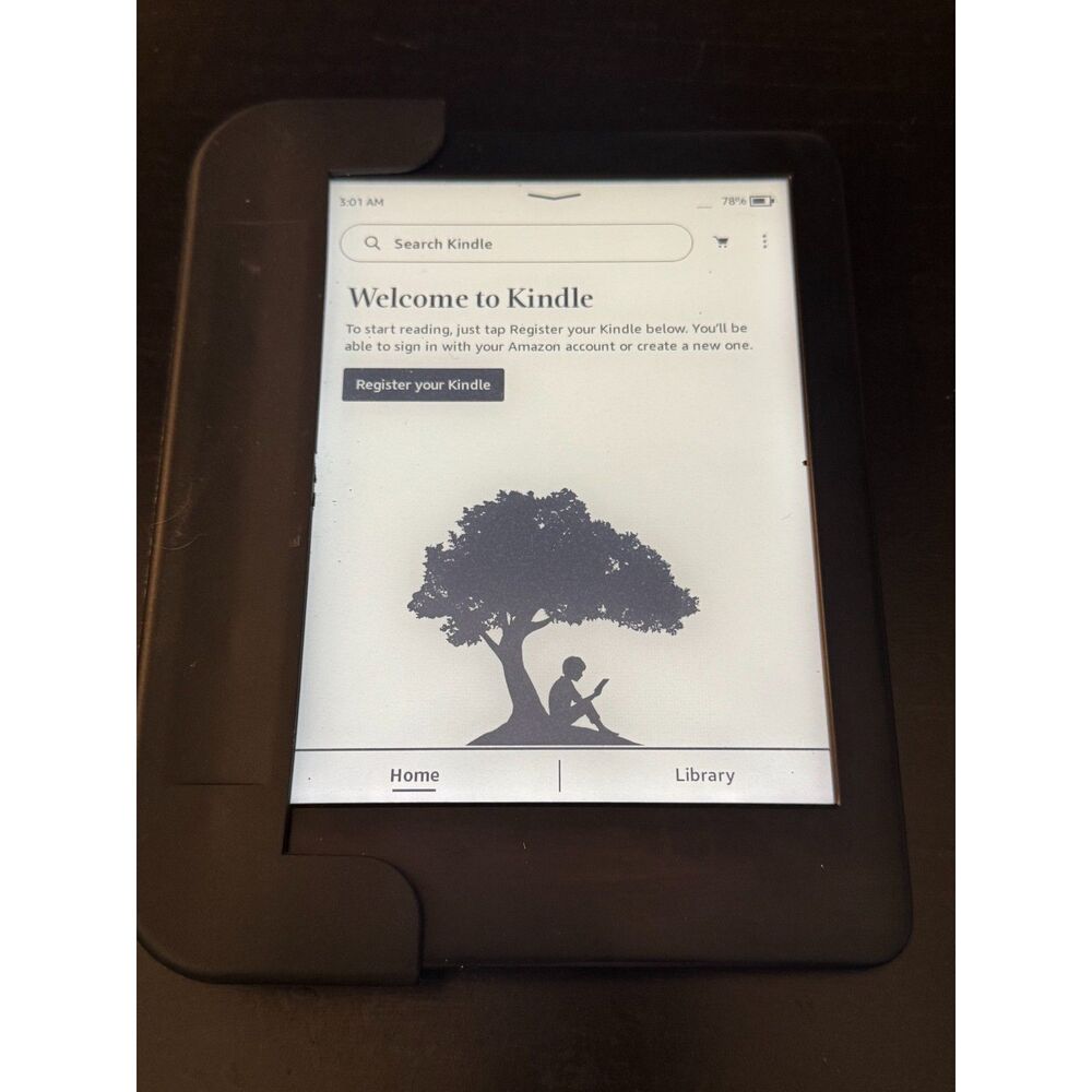 Amazon Kindle 10th Gen 8GB Wi-Fi 6” eReader Black w Case Tested Works